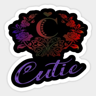 C Is For Cutie Sticker